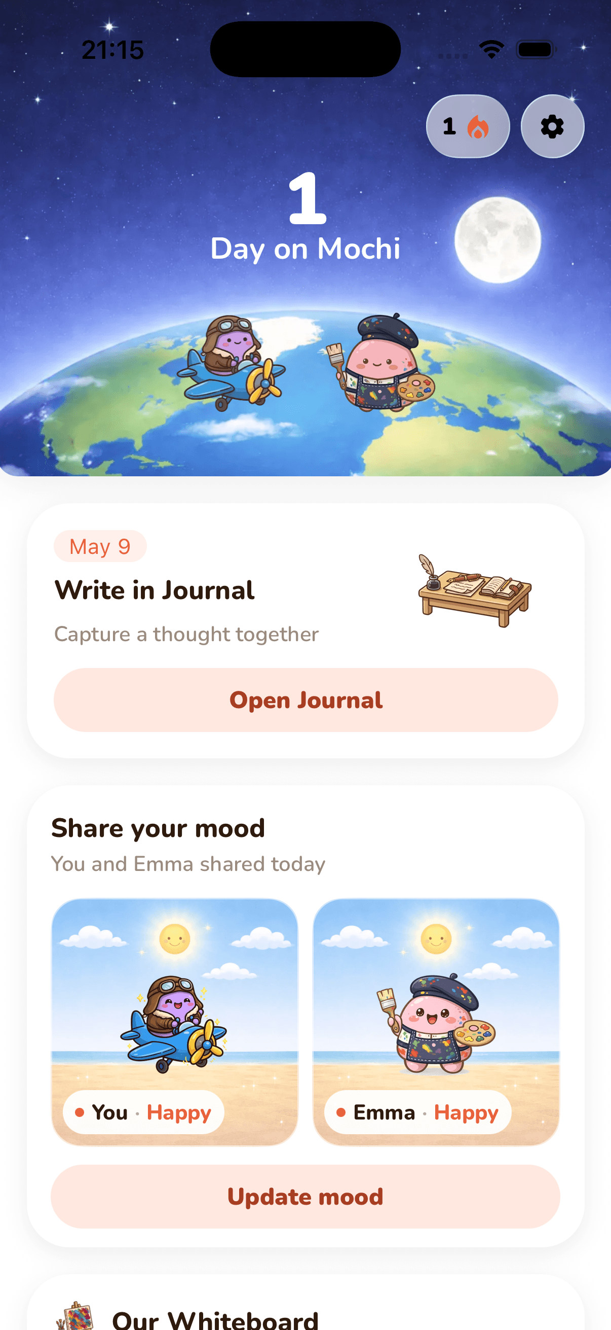 Mochi app screenshot